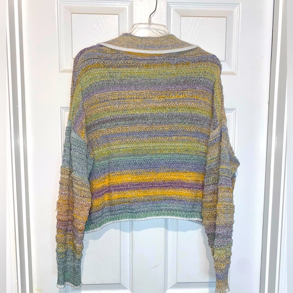 Universal Thread Multi Colored Cropped Sweater. S… - image 2